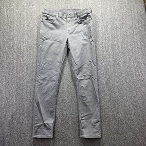 Banana Republic Traveler Jeans Mens 30x30 Gray Slim Fit Stretch Denim Pants